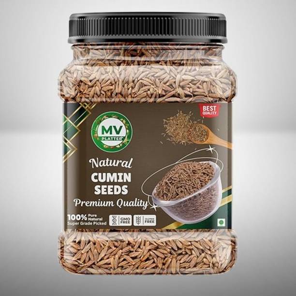 Mv platter Premium Jeera (Cumin Seeds) – Whole, Natural & Aromatic | 1kg Pack