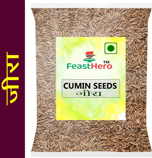 Feasthero Premium Quality cumin Seeds |Jeera 500g |Aromatic & Flavorful |Jeera Sabut|