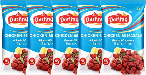 Darling Chicken 65 masala| Authentic, Aromatic for Cooking | (50g - pack of 5)