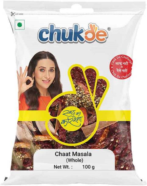 CHUKDE Chaat Masala, Whole Spices Blend, 100g