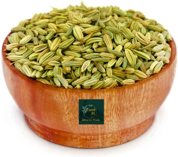 The Atharva-veda Whole Fennel Seeds Saunf, Premium Organic Sabut Saunf, Variyali, Perumjeerakam