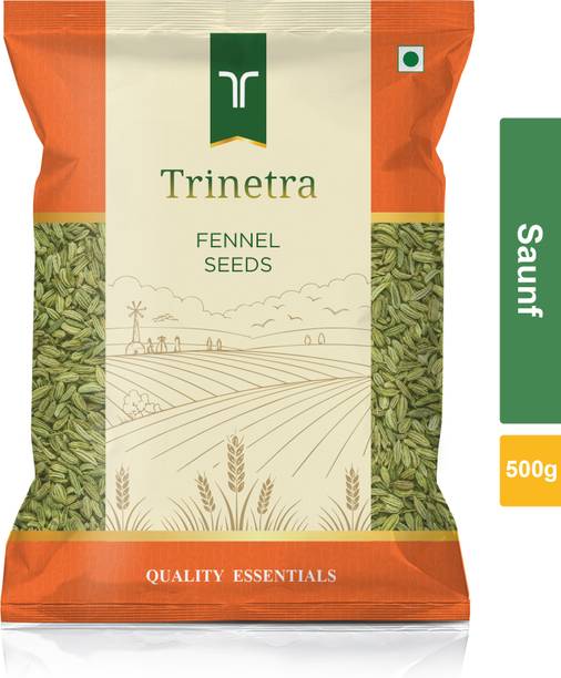 Trinetra Premium Quality Saunf (Fennel Seeds)-500gm (Pack Of 1)