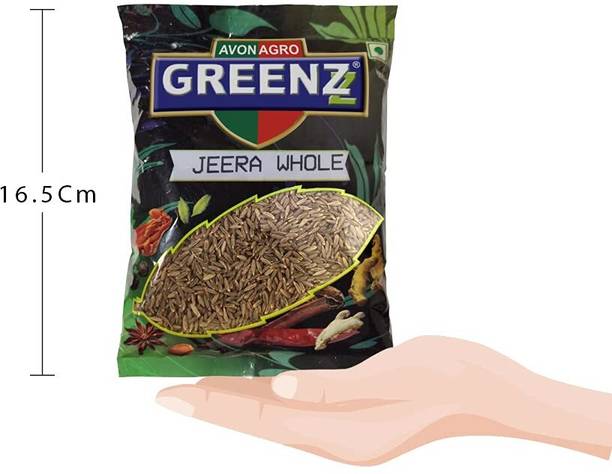 GREENZZ Cumin Seeds I Jeera Whole I Natural Seed I Fresh And Hygienically