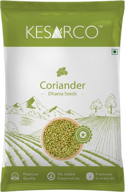 KESARCO Whole Coriander Seeds | Pure, Aromatic & Sun-Dried | Sabut Dhaniya