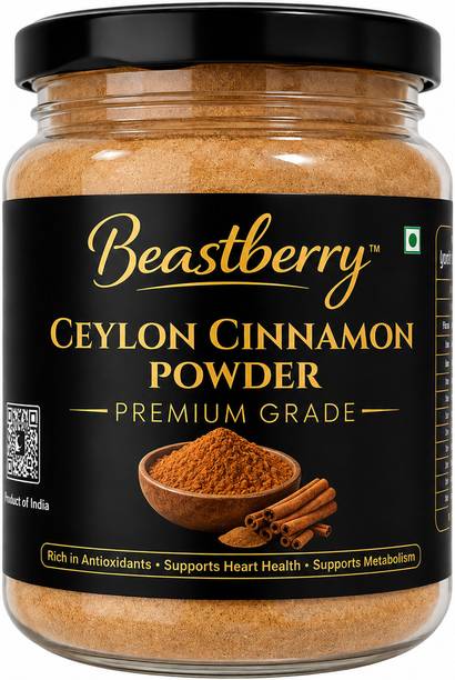 Beastberry Premium Ceylon Cinnamon Powder | Dalchini | Non Cassia | Rich in Antioxidants