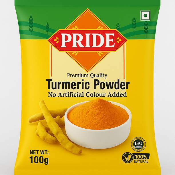 Pride 100% organic turmeric with high curcumin value