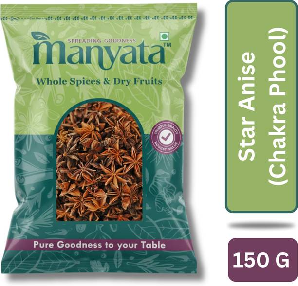 manyata Star Anise Whole, Chakri, Badhiyan Phool 150 gm