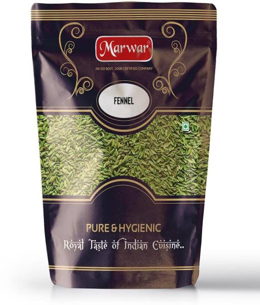 Marwar Saunf Whole (Fennel Seeds) Big Size Sounf, 1 Kg Pouch