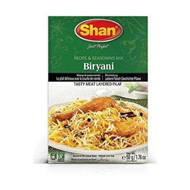 SHAN Biryani Masala (Pack of 6 Pcs) (6X50 g)