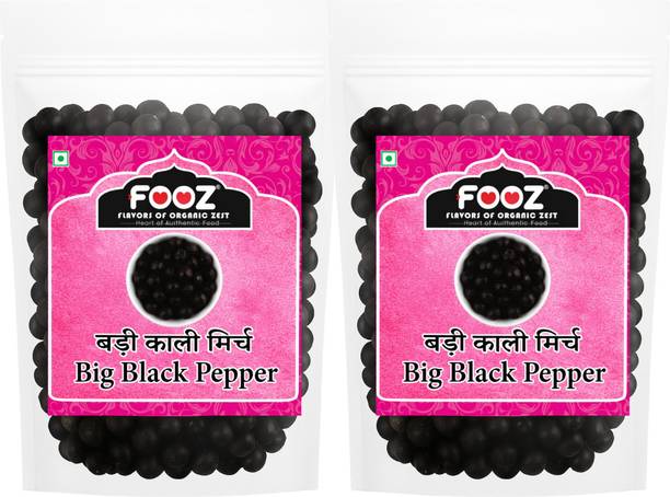 FOOZ बड़ी काली मिर्च | Big Black Pepper Pure and Organic