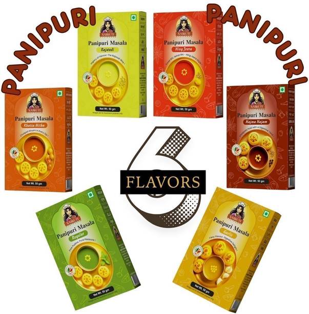 Nairuti Vyutpadan Pani Puri Masala Combo | Golgappa Puchka Street Style Taste