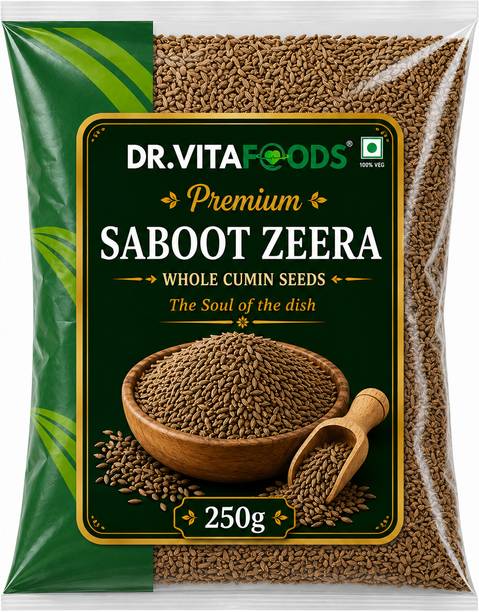 DR VITA FOODS Premium Jeera (Cumin Seeds) 250 g | Whole Cumin Seeds