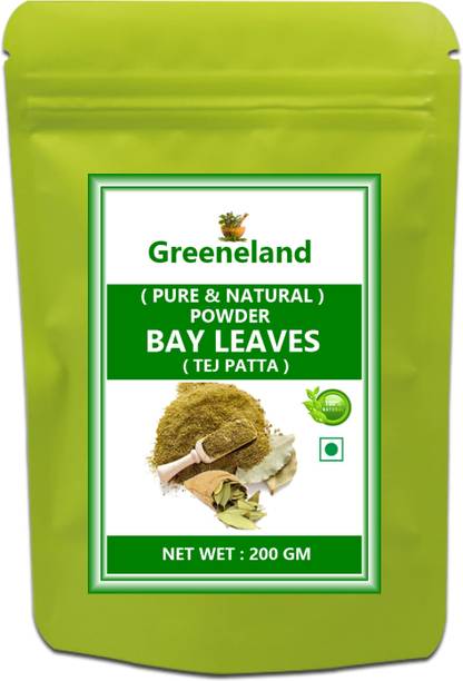 GREENELAND -ORG- BAY LEAVES POWDER ( Tej Patta Powder / Cinnamomum Tamala ) 200 GM