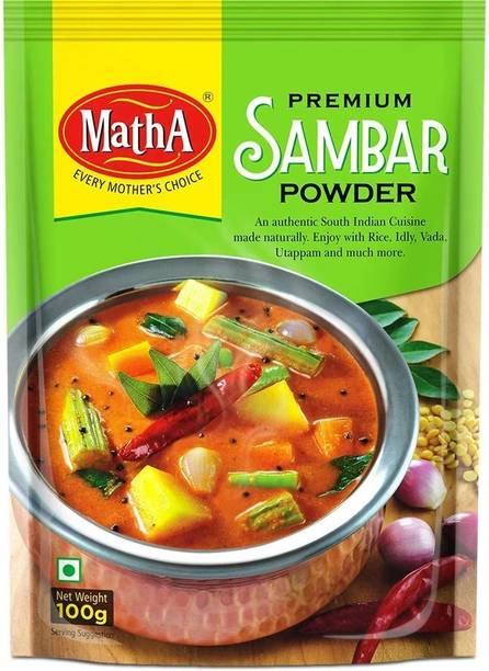 MathA Sambar Powder - No Added Preservatives - Authentic South Indian Rasam