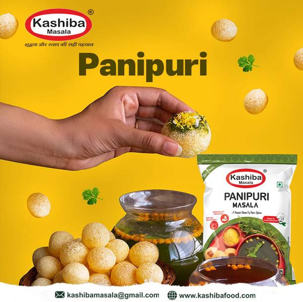 KASHIBA MASALA Panipuri Masala – Spicy Pani Puri!