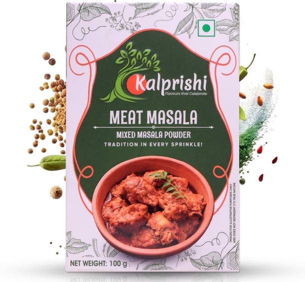 Kalprishi Premium Meat Masala Powder 100g! Perfect Spice Mix for Mutton & Chicken