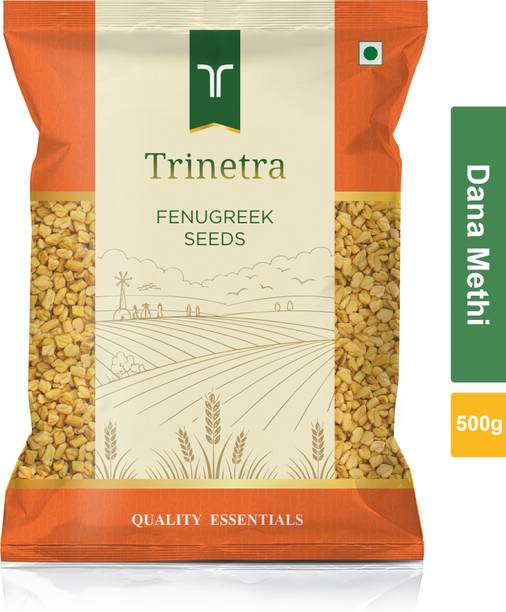 Trinetra Premium Quality Dana Methi (Fenugreek Seeds)-500gm (Pack Of 1)