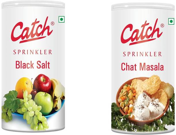 Catch BLACK SALT 200GRAMS AND CHAT MASALA 100 GRAMS
