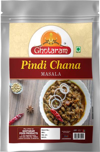 GHOTARAM Punjabi Ramgarhia Sukhe Chane Masala / Dhabe Wale Chane Chole Masala-240Gx1Pk