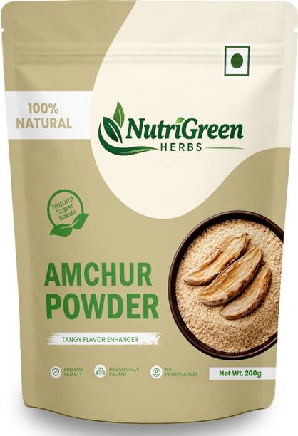 NutriGreen Herbs Dry Mango Powder (Amchur) | Perfect for Chaat, Sabzi & Marinades