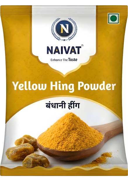 NAIVAT Premium yellow Hing Powder (Asafoetida) | Bandhani Hing |