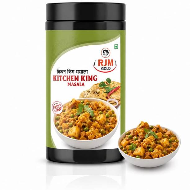 RJM GOLD Kitchen King Masala | All-in-One Indian Spice Mix for Curries, Sabzis & Gravies