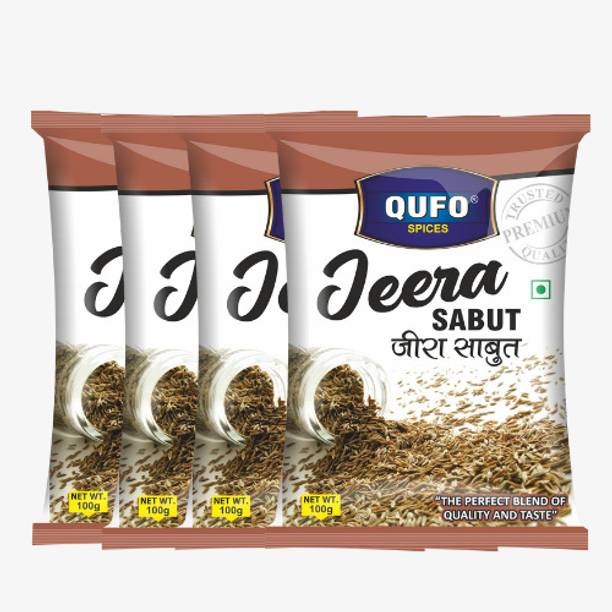 QUFO Jeera Sabut | Whole Cumin Seeds | 400g