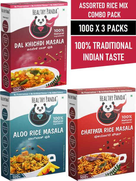 HEALTHY PANDA ASSORTED RICE MASALA MIX POWDER - 100% FRESH & NATURAL
