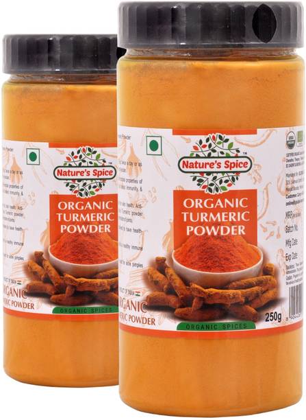 Nature's Spice Organic Turmeric Powder - 500 Grams, Combo Pack of 2