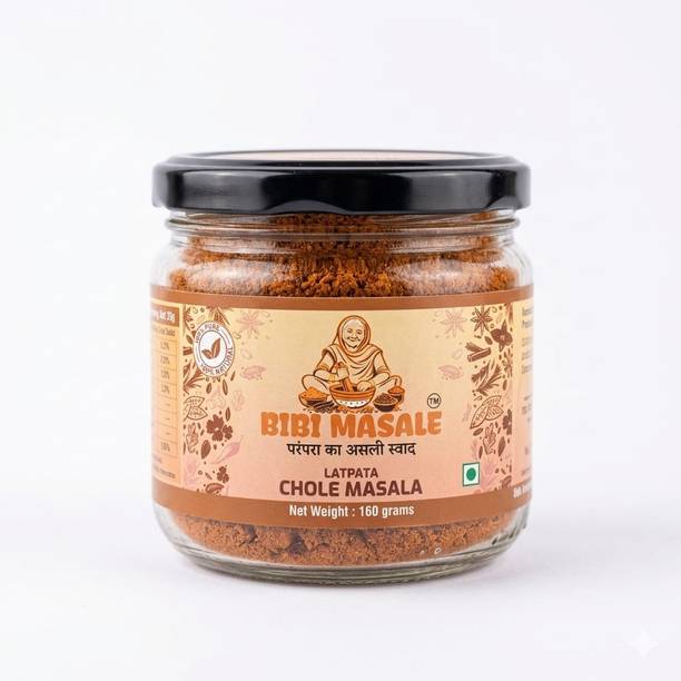 BIBI MASALE Latpata Chole Masala | Spicy Chickpea Curry Mix | 160g