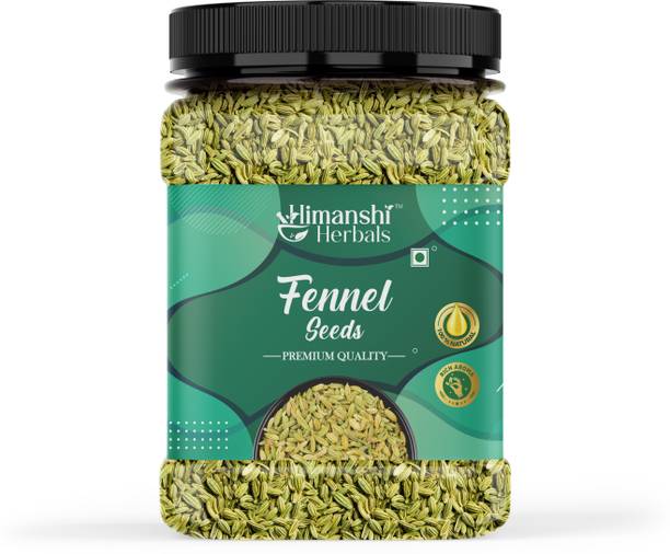 HIMANSHI HERBALS Green Fennel Seeds | Natural Saunf for Digestion | Fresh Breath | Spice Seeds