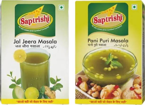 Saptrishi Pani Puri & Jaljeera Masala Combo | Indian Refreshment Mix