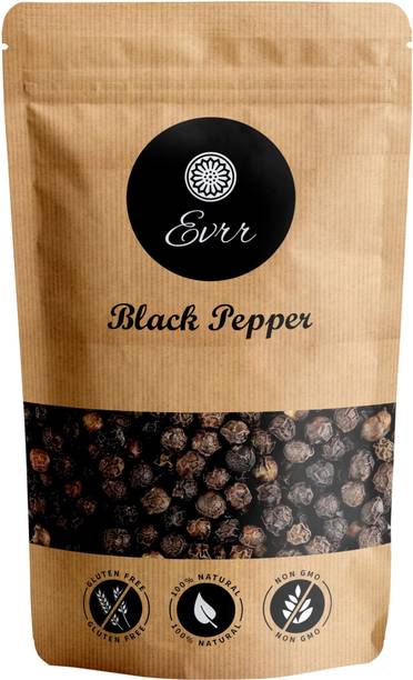 Evrr Premium Whole Black Pepper Corns | Natural & Fresh - Hygienically Packed