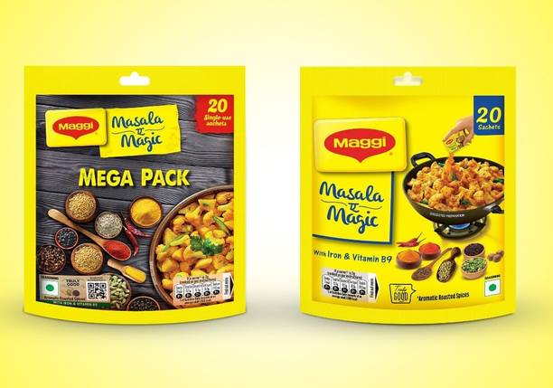 Maggi 40 Sachets Pack Masala-e-Magic Flavor Packed Mixed Spice Powder