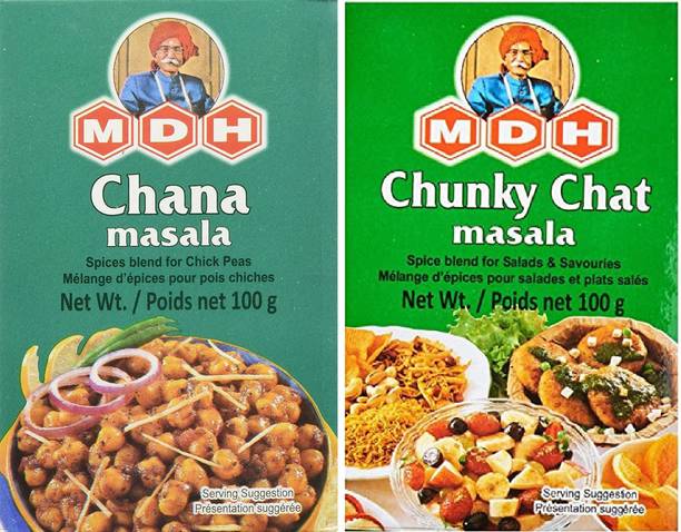 MDH MDH_CHANA & CHAT MASALA 100gm each