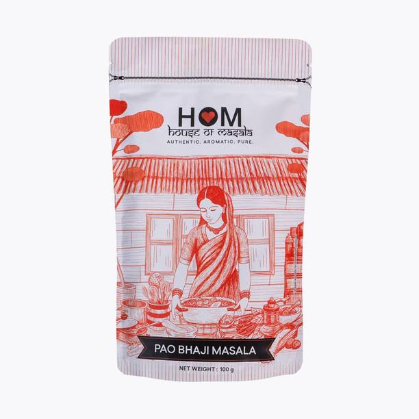 HOM (house of masala) Pav Bhaji Masala | Aromatic & Flavorful Pav Bhaji Masala