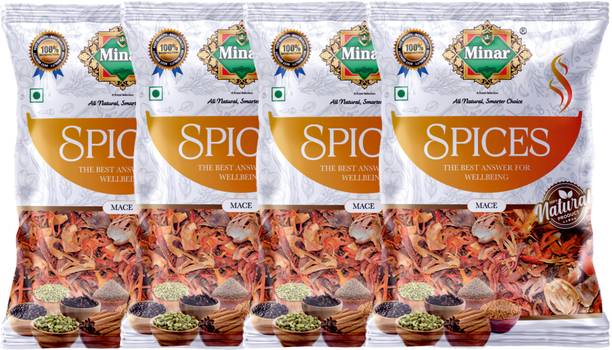 Minar Organic Mace Whole Javitri Flowers Japatri Spices Masala ( 25gm X 4) (100gm )