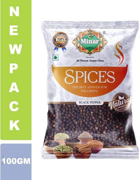 मीनार New Premium Black Pepper Whole ( kali mirch )