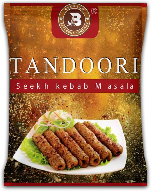 Brew Lab Aromatic & Natural Flavor Tandoori Seekh Kebab Masala Rich, Spicy & Tangy Taste