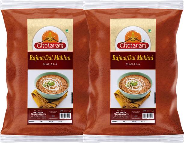 GHOTARAM Lucknowi Nawabi Dal Makhani / Rajma Masala | Maharaja Rajma Masala-80Gx2Pk