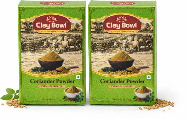 ClayBowl Coriander Powder (Dhaniya powder)-200 gram | No added flavour or color