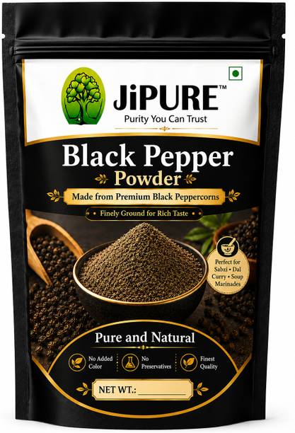 jipure Kali Mirch Powder | Premium Black Pepper Powder | Natural Pepper Spice Powder