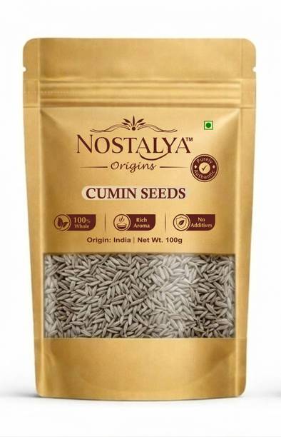 Nostalya Premium Cumin Seeds (Jeera) | Rich Flavor | No Preservatives