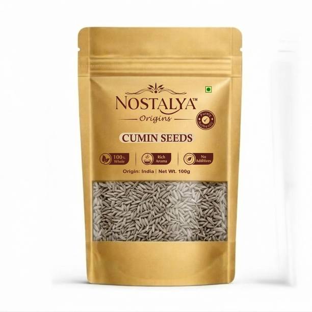 Nostalya Premium Cumin Seeds (Jeera) | Rich Flavor | No Preservatives