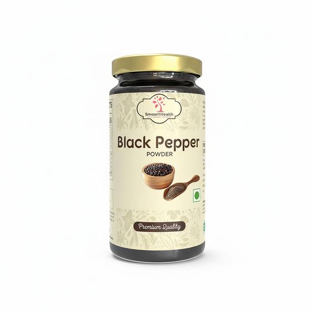 SMAART HEALTH ORGANIC BLACK PEPPER Powder with Natural Oils - Pack of 100 gm