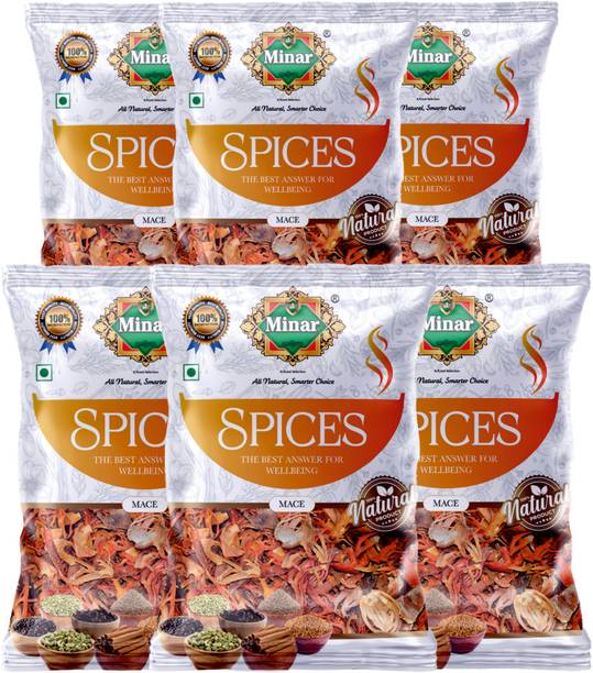 Minar Organic Mace Whole Javitri Flowers Japatri Spices Masala ( 25gm X 6 ) (150gm )
