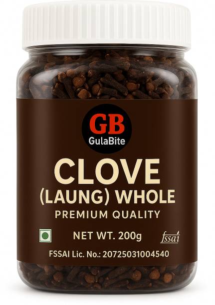 GULABITE Whole Cloves (Laung) | Premium Quality | Strong Aroma & Flavor | 200g