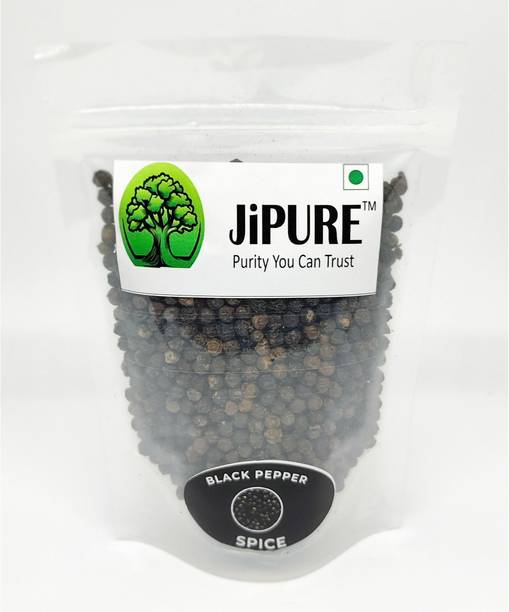 jipure Black Pepper | Bold & Pungent Whole Peppercorns