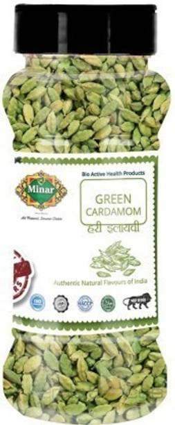 Minar New Trending Whole Green Cardamom Choti Eliachi 80g Jar (80 g)