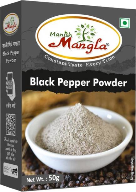 Manish Mangla Black Pepper Powder | Pure Kali Mirch Powder | Strong Aroma & Rich Flavor